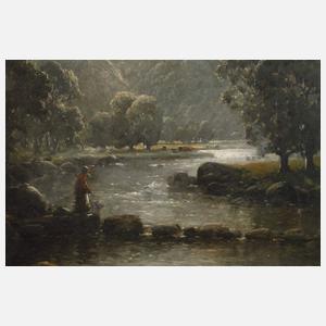 Alfred de Breanski Junior, "A Welsh Valley"