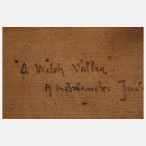 Alfred de Breanski Junior, "A Welsh Valley"