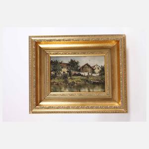 Ernst Bröcker, Idyll am Bachufer