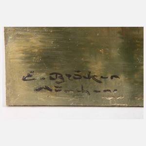 Ernst Bröcker, Idyll am Bachufer