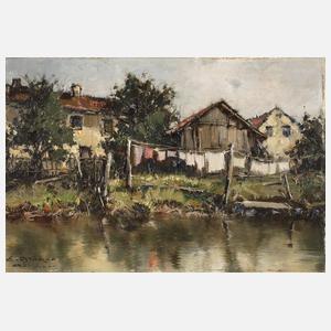 Ernst Bröcker, Idyll am Bachufer