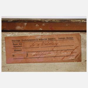 Frida von Düring, "Blühende Apfelbäume"