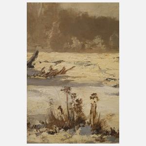 Fritz Halberg-Krauss, "Winterlandschaft"