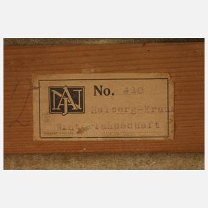 Fritz Halberg-Krauss, "Winterlandschaft"