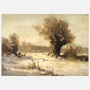 Fritz Halberg-Krauss, "Winterlandschaft"