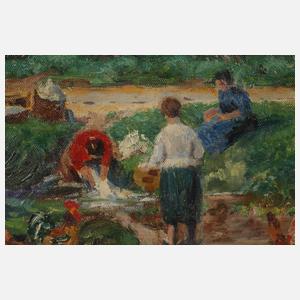 Alfred Hazledine, Frühling vor der Stadt