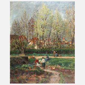 Alfred Hazledine, Frühling vor der Stadt