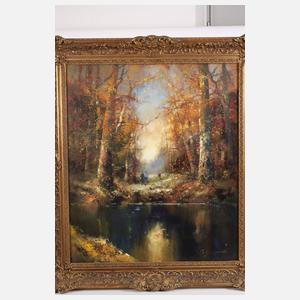 Ingfried Henze, Herbstliche Alpenlandschaft