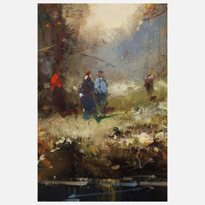 Ingfried Henze, Herbstliche Alpenlandschaft