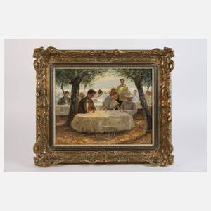 Josef Klarl, "Kaffeegarten am Wörthersee"