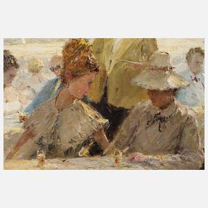 Josef Klarl, "Kaffeegarten am Wörthersee"