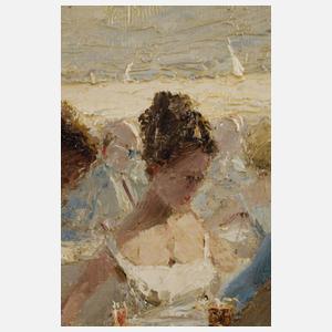 Josef Klarl, "Kaffeegarten am Wörthersee"