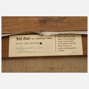 Josef Klarl, "Kaffeegarten am Wörthersee"