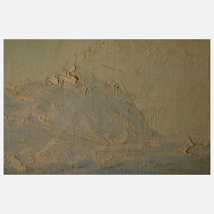 Otto Pippel, Erntelandschaft mit Heugarben