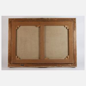 Otto Pippel, Erntelandschaft mit Heugarben