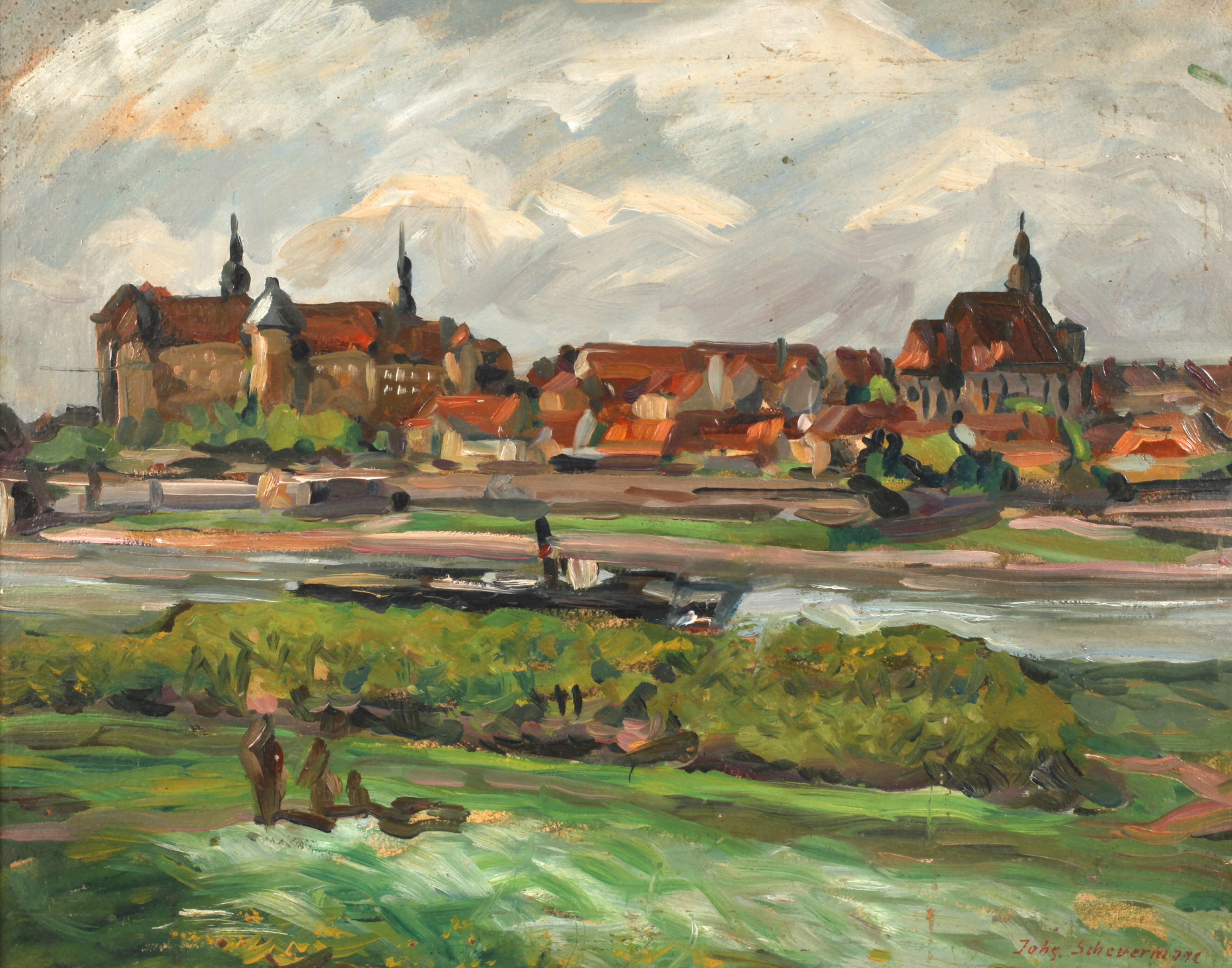 Johannes Scheuermann, Ansicht von Torgau