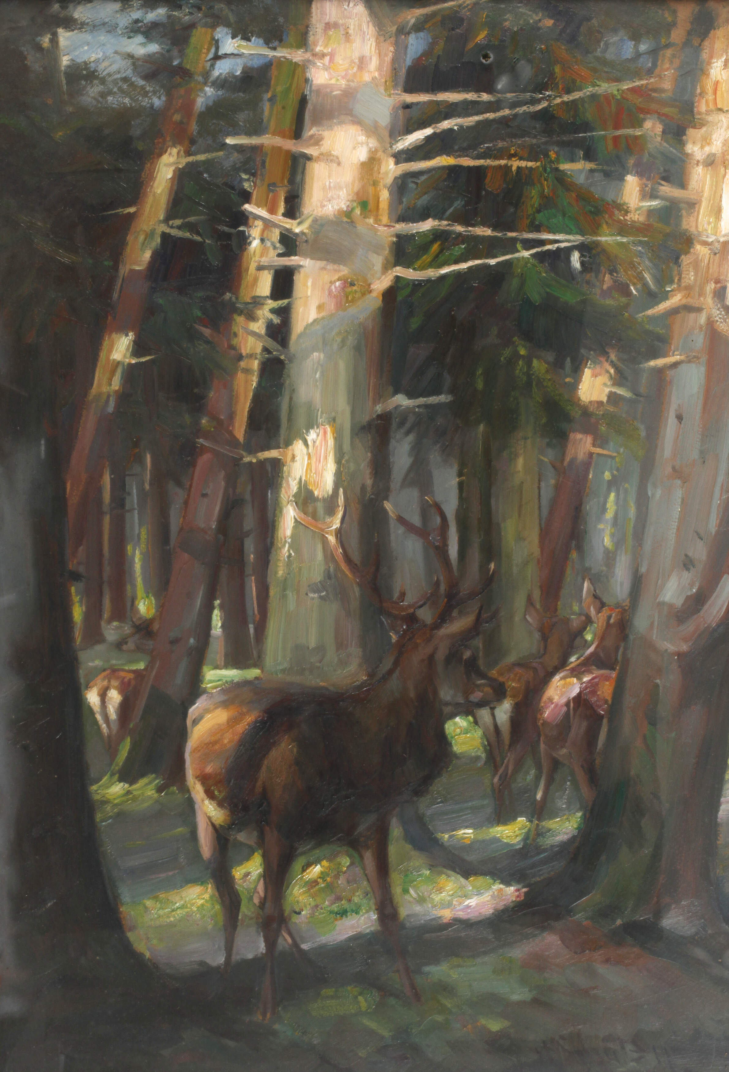 Heinrich Schütz, Hirschwild im Wald