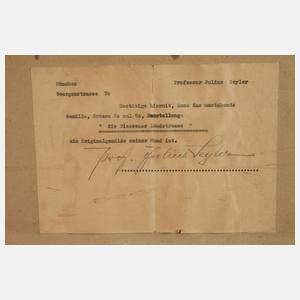 Julius Seyler, "Die Diessener Landstraße"