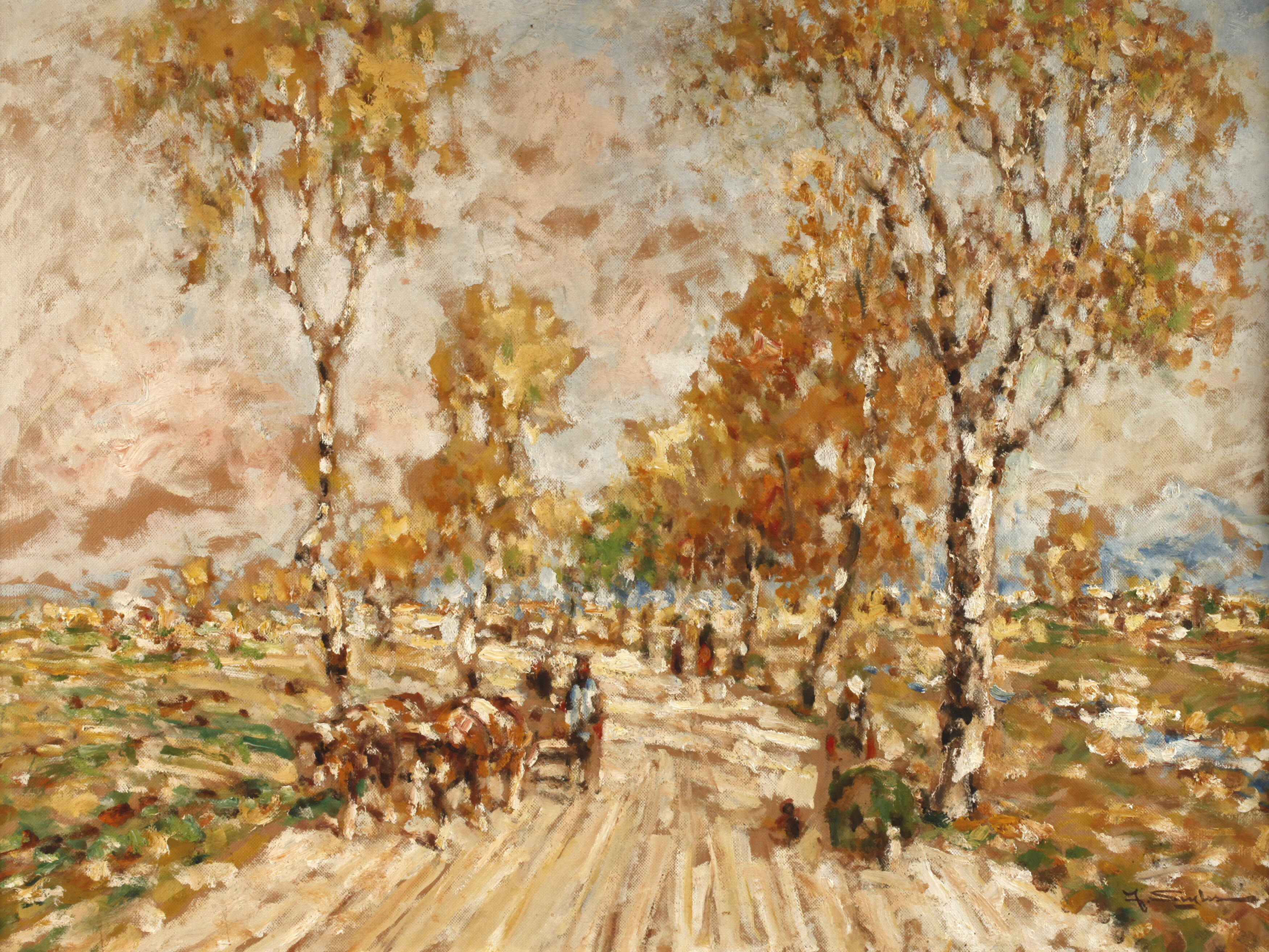 Julius Seyler, "Die Diessener Landstraße"