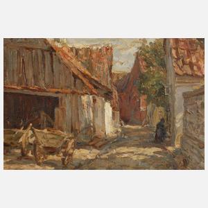 Impressionist der Jahrhundertwende, Dorfgasse