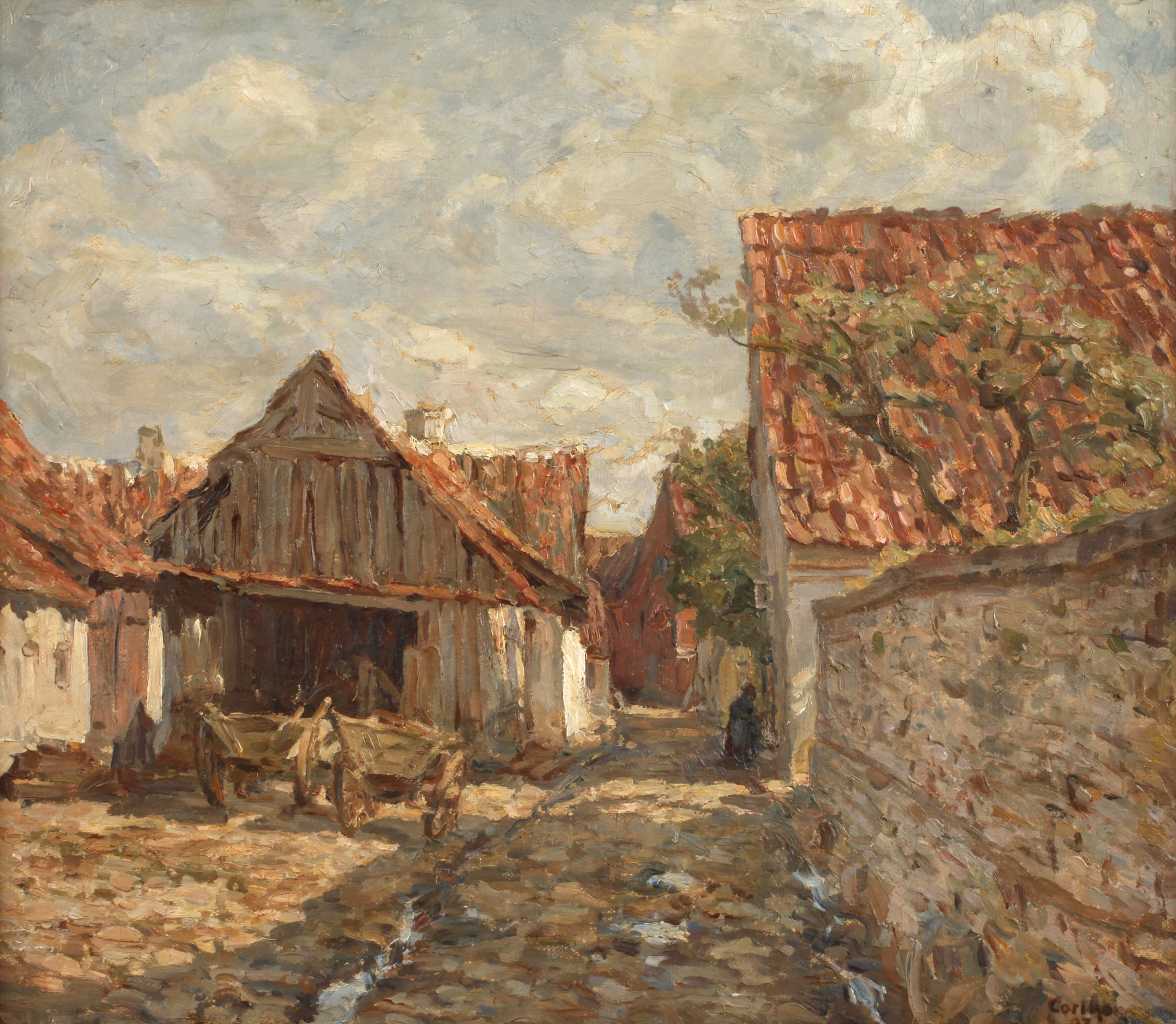 Impressionist der Jahrhundertwende, Dorfgasse