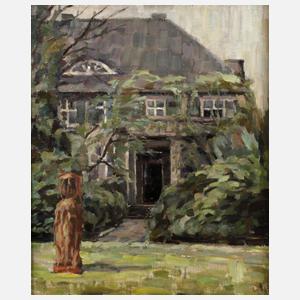 Monogrammist, Impressionistische Villenansicht