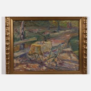 Expressives Gartenstück