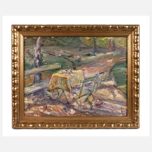 Expressives Gartenstück