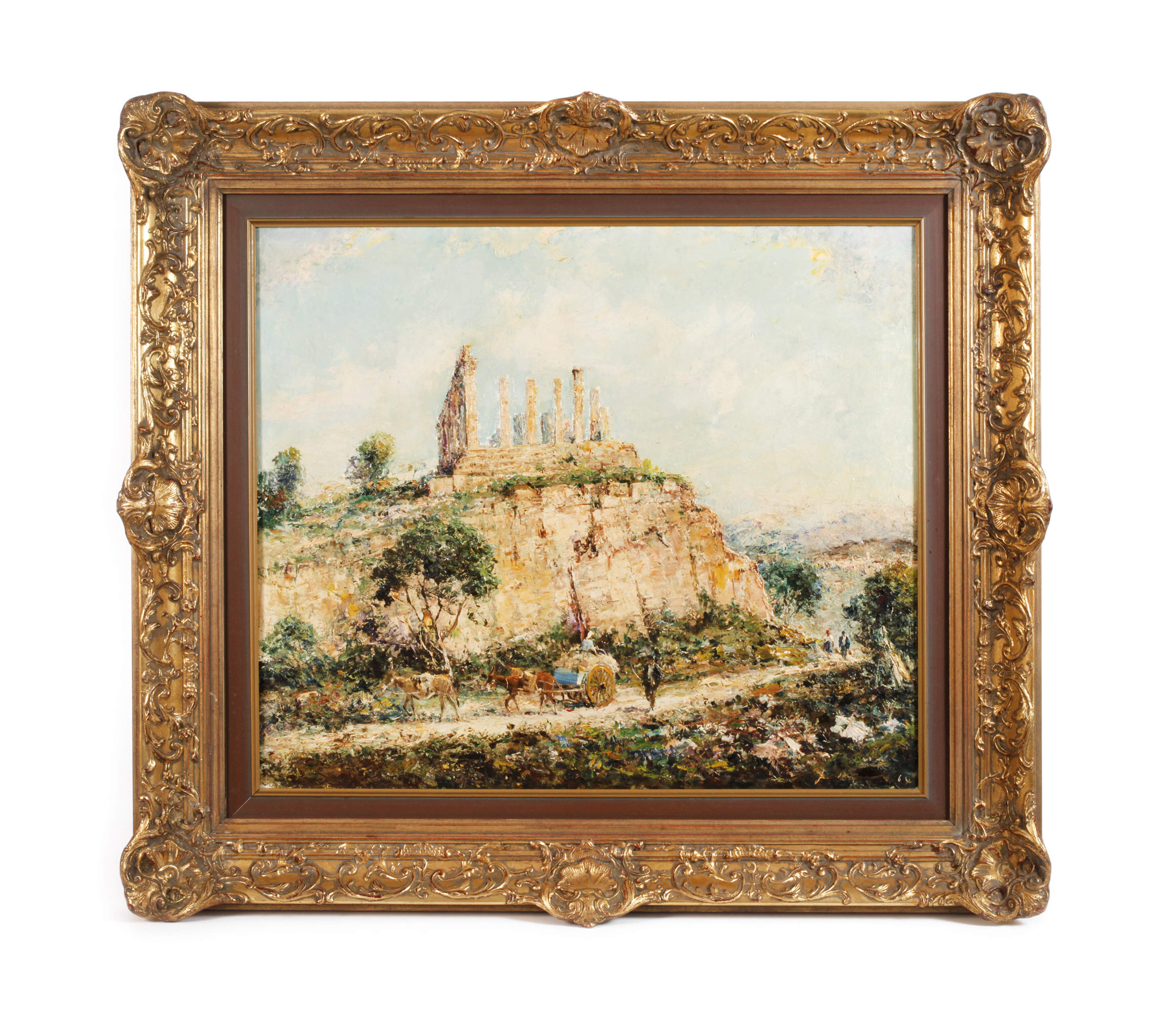 "Der Junotempel zu Agrigent (Sizilien)"