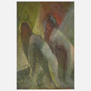 Dániel Bodosi, attr., "Badende"