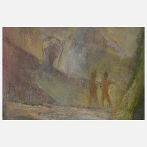 Dániel Bodosi, attr., "Badende"