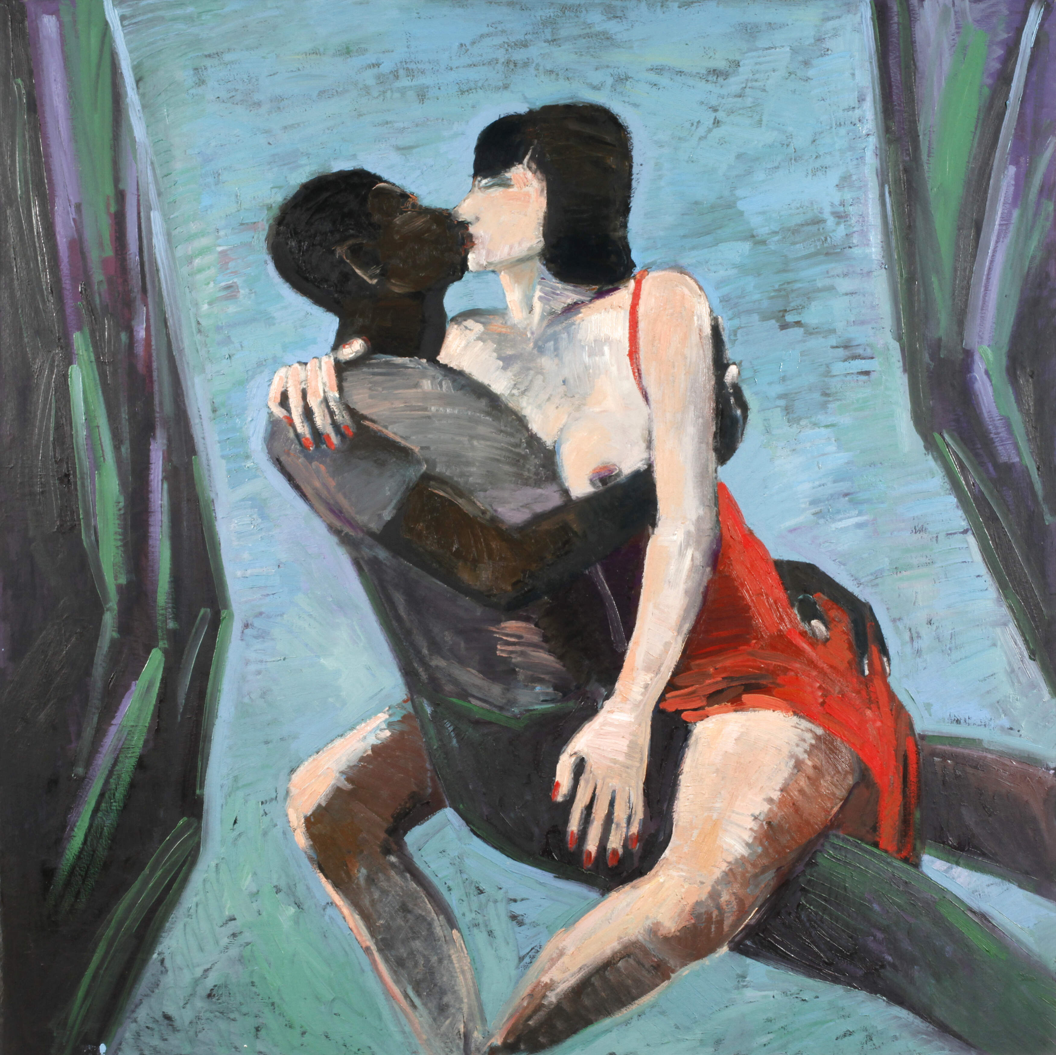 Lothar Gemmel, attr., Schwebendes Liebespaar