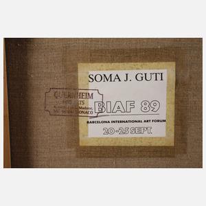 József Soma Guti, "Frauen auf der Terrasse"