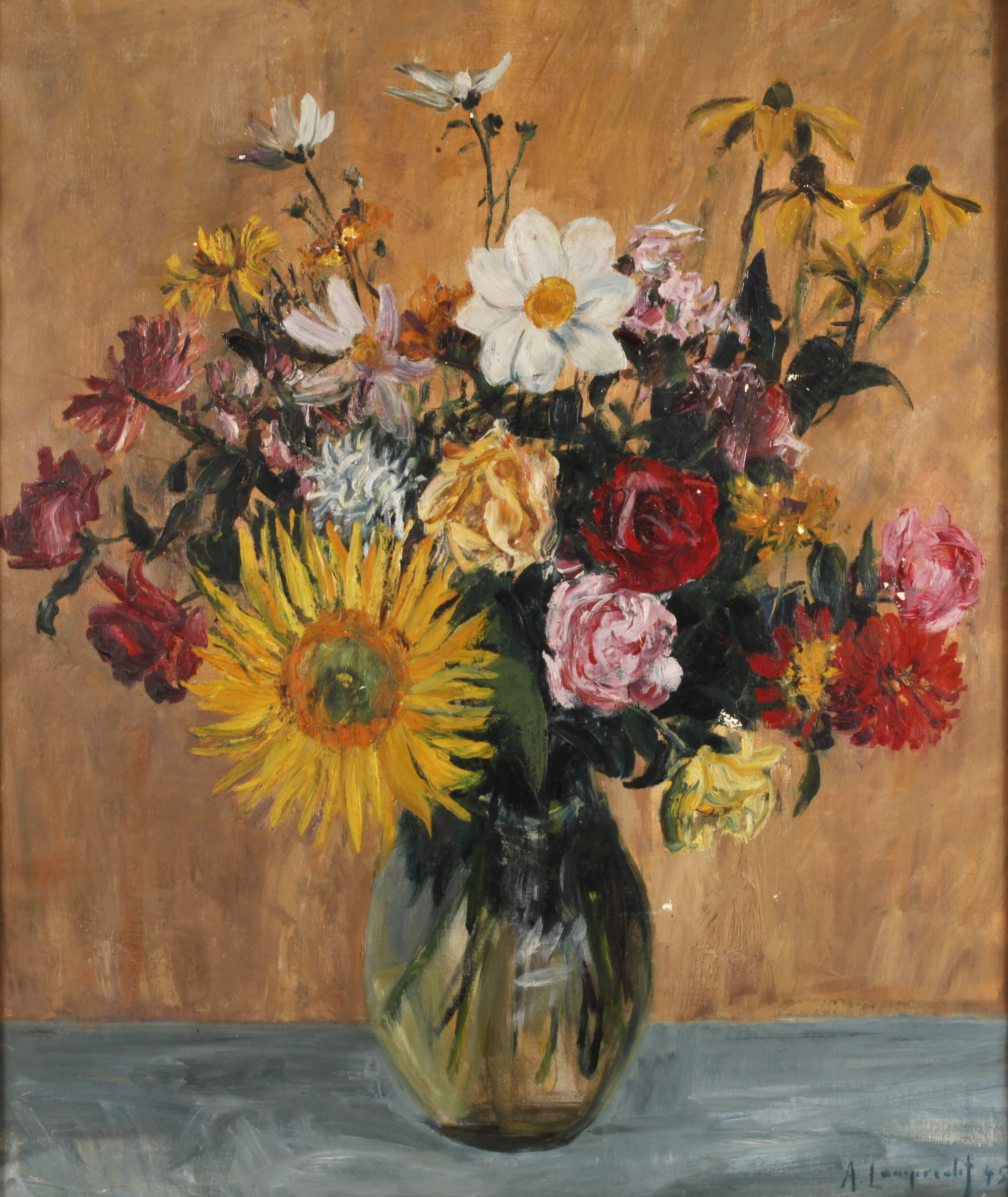 Anton Lamprecht, Sommerblumenstrauß