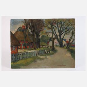 Berthold Mügge, Norddeutsche Dorfimpression