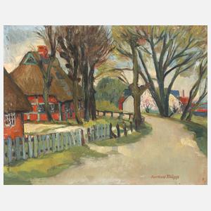 Berthold Mügge, Norddeutsche Dorfimpression