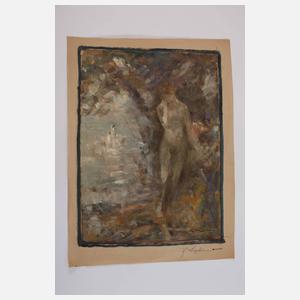 Julius Seyler, Damenakt am Ufer