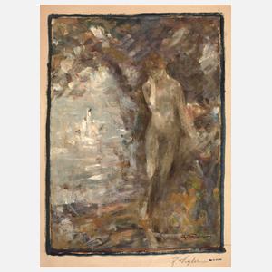 Julius Seyler, Damenakt am Ufer