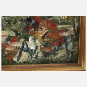 Alexander von Szpinger, Üppiges Blumenstillleben