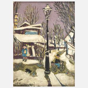 Stefan Vukmanovic, Winterliche Straße