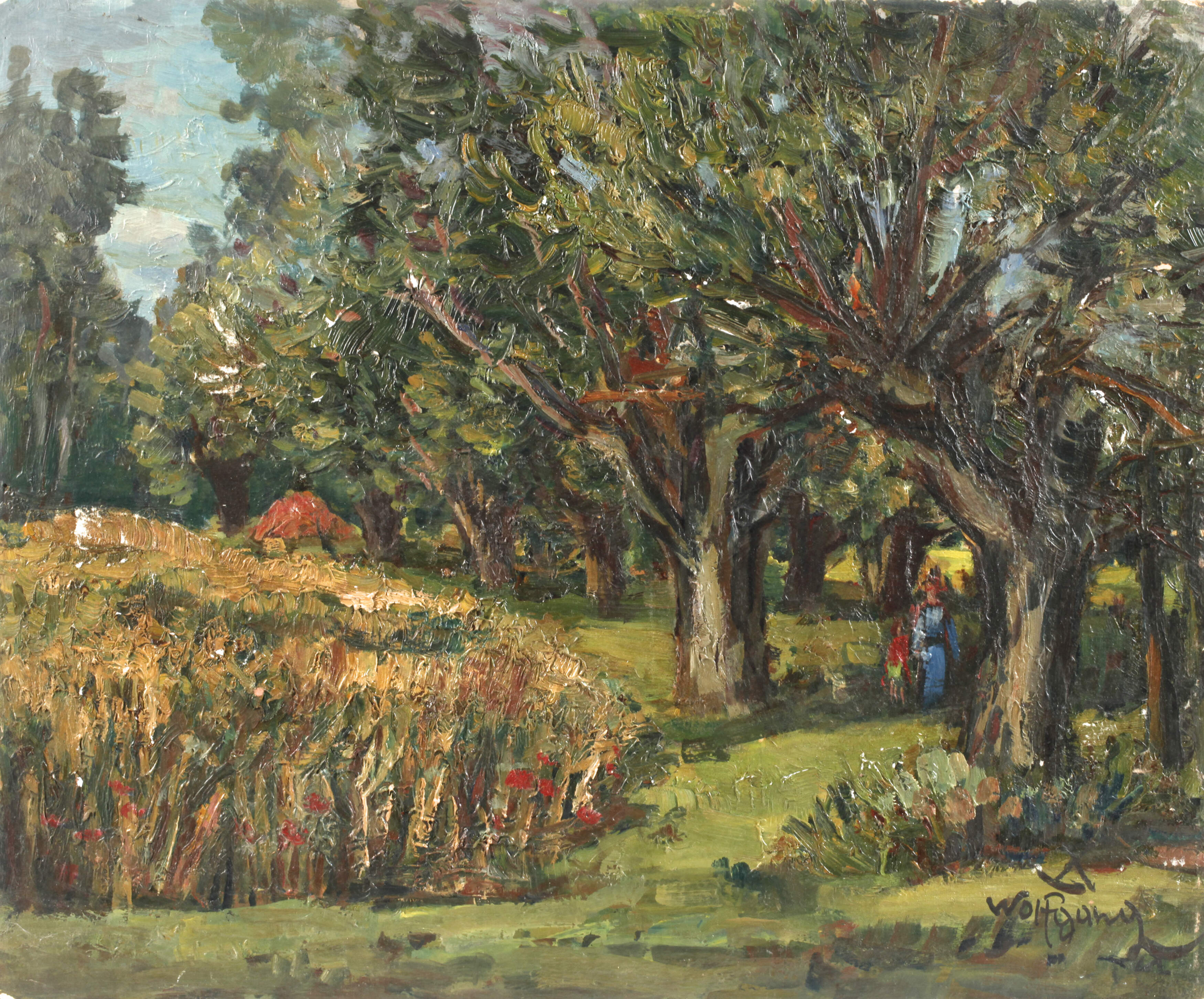 Alexander Wolfgang, Sommeridyll am Dorfrand