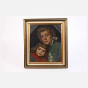 Ludwig Zumbusch, attr., Mutter und Kind