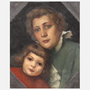 Ludwig Zumbusch, attr., Mutter und Kind