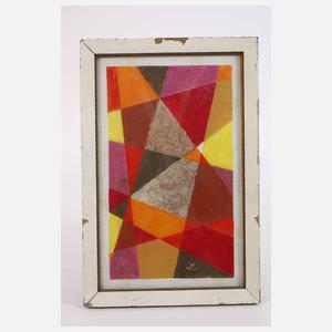 Bernhard Brach-Zinek, attr., Vier geometrische Kompositionen