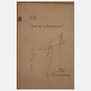 Bernhard Brach-Zinek, attr., Vier geometrische Kompositionen