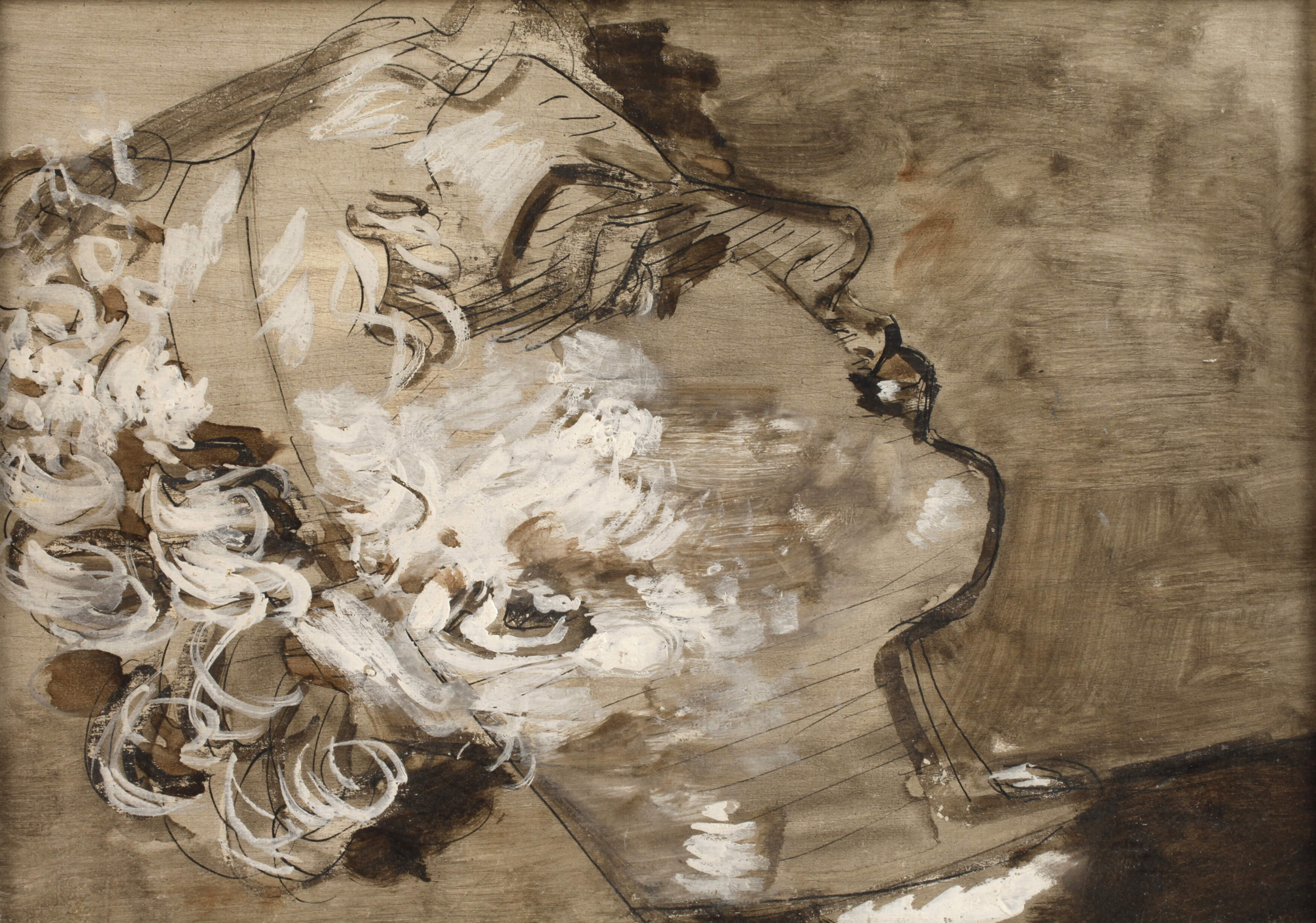 Kurt Bunge, Expressives Damenportrait