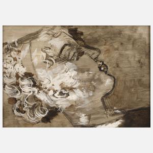 Kurt Bunge, Expressives Damenportrait