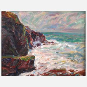 Marian Kratochwil, attr., Küste in Cornwall