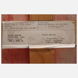 Vlado Martek, Triptychon "Pošteno"