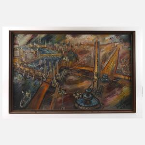 Gerhard Nützel, Paris aus der Vogelschau